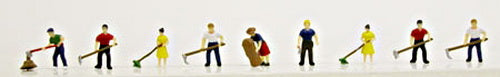 Model Power 1342 N Scale Farm Action Figures (Set of 9)