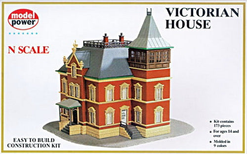 Model Power 1526 N Scale Victorian House Building Kit
