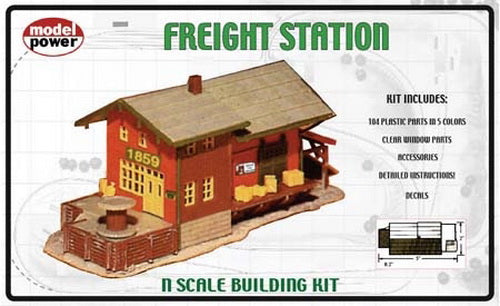 Model Power 1576 Freight Station Kit