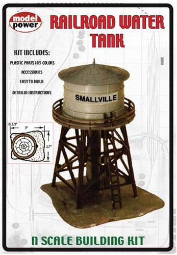 Model Power 1577 N Scale RR Water Tower Kit