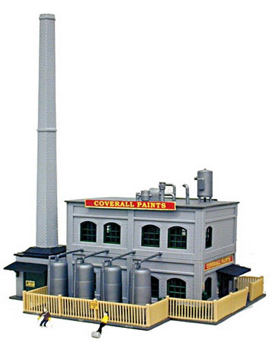 Model Power 2589 N Coverall Paints Built Up Lighted W/ 2-Hand Painted Figures