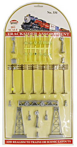 Model Power 331 HO Scale Trackside Assortment