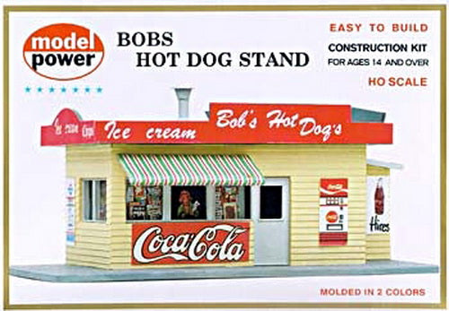 Model Power 441 HO Scale Bob's Hot Dog Stand Building Kit