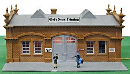 Model Power 578 HO Scale Built-up Herald Tribune/Globe News Printing
