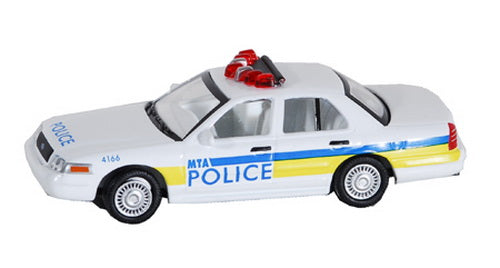 Model Power 19406 1:87Crown Victoria 2005 MTA W/Police Light
