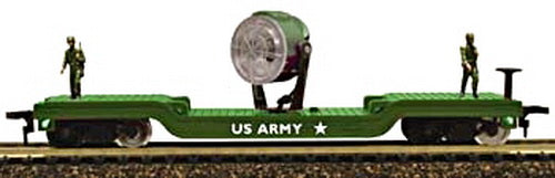 Model Power 98664 HO Scale US Army Searchlight Flatcar