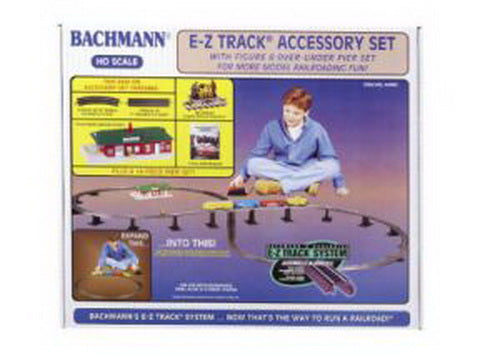 Bachmann 44493 HO Steel Alloy E-Z Track Accessory Set