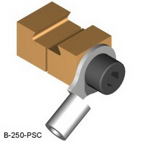 Split Jaw B-250-PSC Brass 250 Power Supply Connector 6.0 mm (Pack of 2)