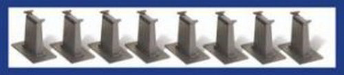 Bachmann 44472 HO E-Z Track Tall Pier (Set of 8)