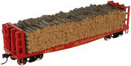 Atlas 16045 D&H 42' Pulpwood Flatcar #8002