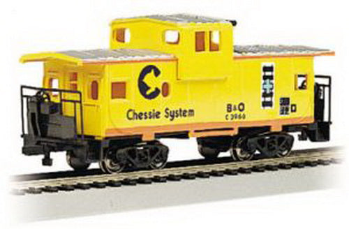 Bachmann 17709 HO Scale Chessie Yellow 36' Wide-Vision Caboose