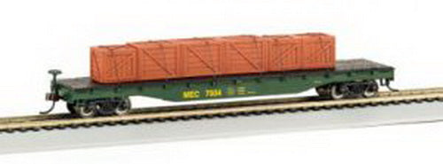 Bachmann 18902 HO Maine Central 50' Flatcar w/Crated Load