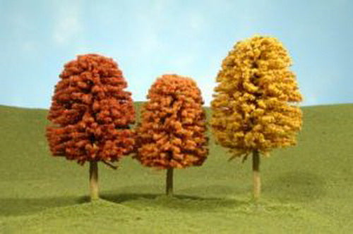 Bachmann 32051 HO Autumn Deciduous Trees (Pack of 3)