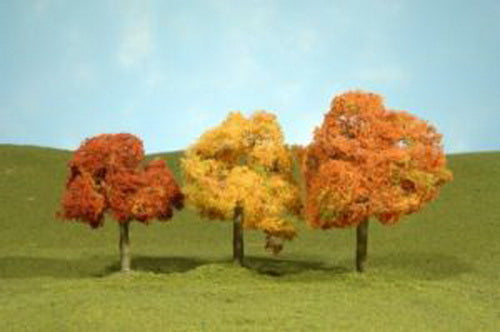 Bachmann 32052 HO Autumn Walnut Trees (Pack of 3)