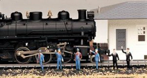 Bachmann 42333 HO Train Crew Railroad Personnel Figures (Set of 6)