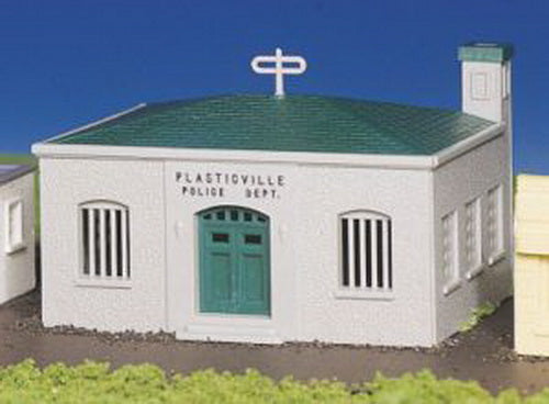 Bachmann 45145 HO Plasticville Police Station Building Kit