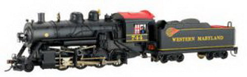 Bachmann 84504 HO WM Consolidation 2-8-0 Steam Locomotive #744 w
