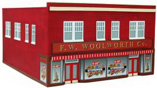 Imex 6117 HO F.W. Woolworth Company Resin Building Assembled Perma-Scene