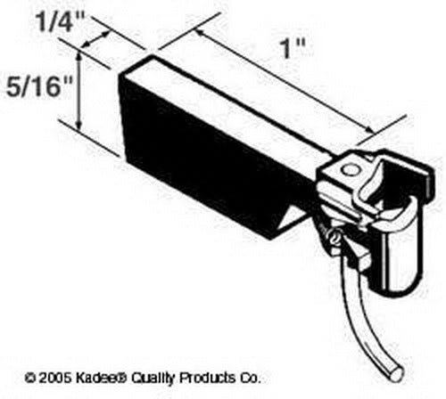 Kadee 823 1 Scale Thick Straight Shank Coupler