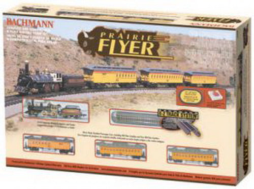 Bachmann 24004 Prairie Flyer N Gauge Steam Starter Train Set