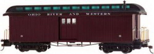 Bachmann 26429 On30 Ohio River & Western Two Door Baggage Car