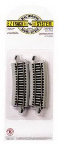 Bachmann 44532 HO NS Half Section 22" Radius Curved E-Z Track (Pack of 4)