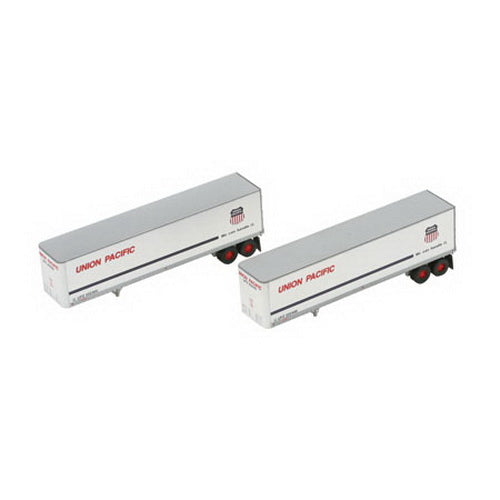 Athearn 14211 N Union Pacific 40' Fruehauf Smooth Trailers #1 (Set of 2)