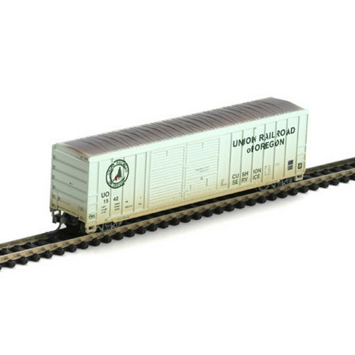 Athearn 17194 N Union Railroad of Oregon 50' FMC Double Door Box/Weathered #2