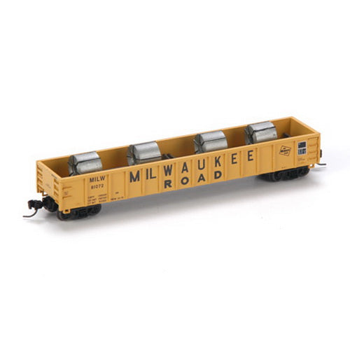 Athearn 23630 N Milwaukee Road 52' Gondola with Coil Load #81072