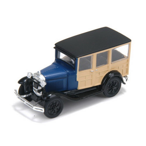 Athearn 26409 HO Dark Blue Ford Model A Woody