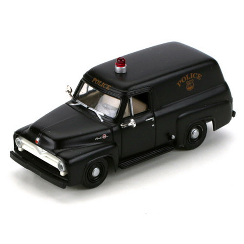 Athearn 26482 HO Black Police 1955 F-100 Panel Truck