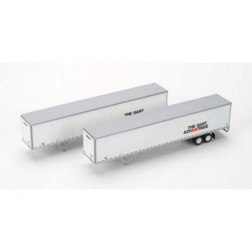 Athearn 28402 Dart Advantage 53' Wabash Duraplate Trailers #2 (Pack of 2)