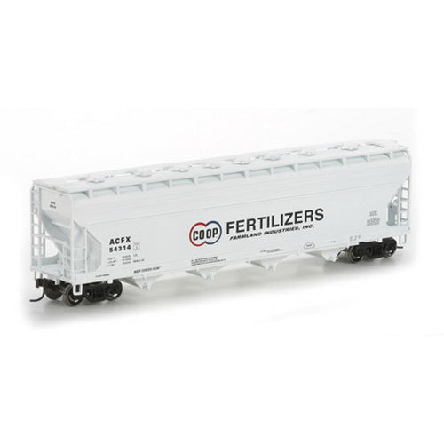 Athearn 72287 HO COOP ACF 4-Bay CF Hopper #54314