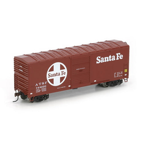 Athearn 73407 HO Scale Santa Fe 40' Modernized Boxcar #144226