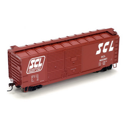 Athearn 74911 HO Scale Seaboard Coast Line 40' Double Door Boxcar #823387