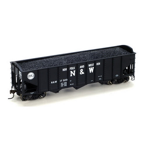 Athearn 76392 N&W 40' 3-Bay Ribbed Hopper w/Load #1963