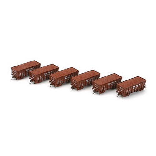 Athearn 94987 HO Southern Pacific 26' Hi-Sided Ore Cars (Set of 6)