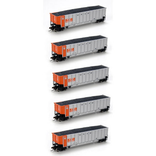Athearn 97001 KCLX Bethgon Coalporter Set #1 (5 Cars)