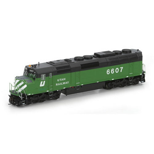 Athearn G67648 HO Utah Railroad F45 Diesel Locomotive w/DCC & Sound #6607