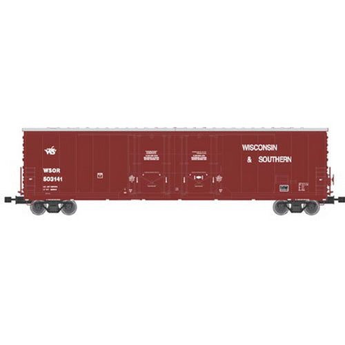 Atlas 50000050 N Scale W&S 53' Plugdoor Boxcar #503032
