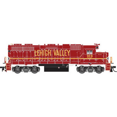 Atlas 53988 N Scale Lehigh Valley GP38 Low Nose Diesel Locomotive #313