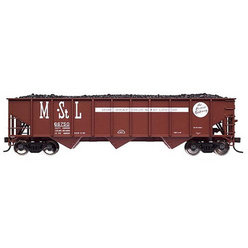 Atlas 928 HO Scale M&StL 70T 3 Bay Hopper #66746