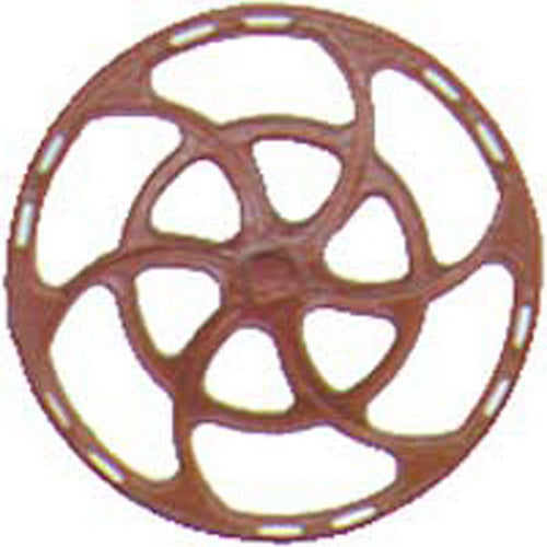 Kadee 2031 HO Equipco Brake Wheels in Red Oxide