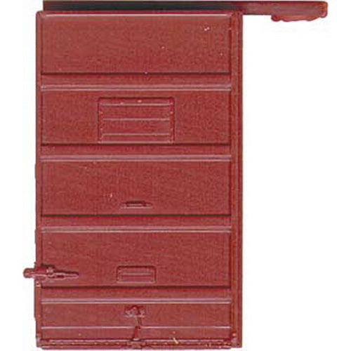 Kadee 2205 HO 6' Foot 5 Panel Superior High Tack Board Doors in Red Oxide