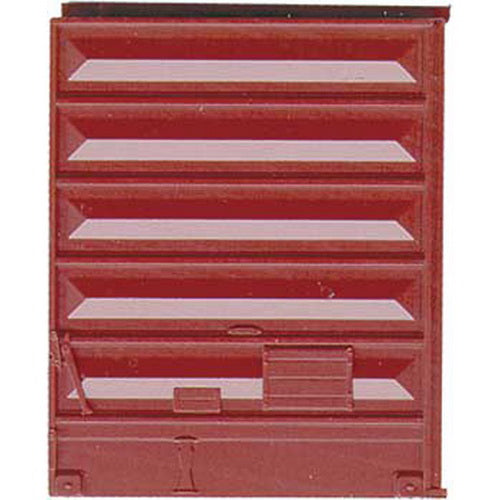 Kadee 2225 HO 8' Foot PS Pullman-Standard Low Tack Board Doors in Red Oxide