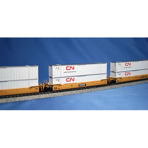 Kato 106-6122 TTX MAXI IV Wellcar #732171 – Trainz