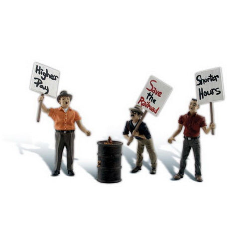 Woodland Scenics A2557 G Scenic Accents Striking Picketer Figures (Set of 7)