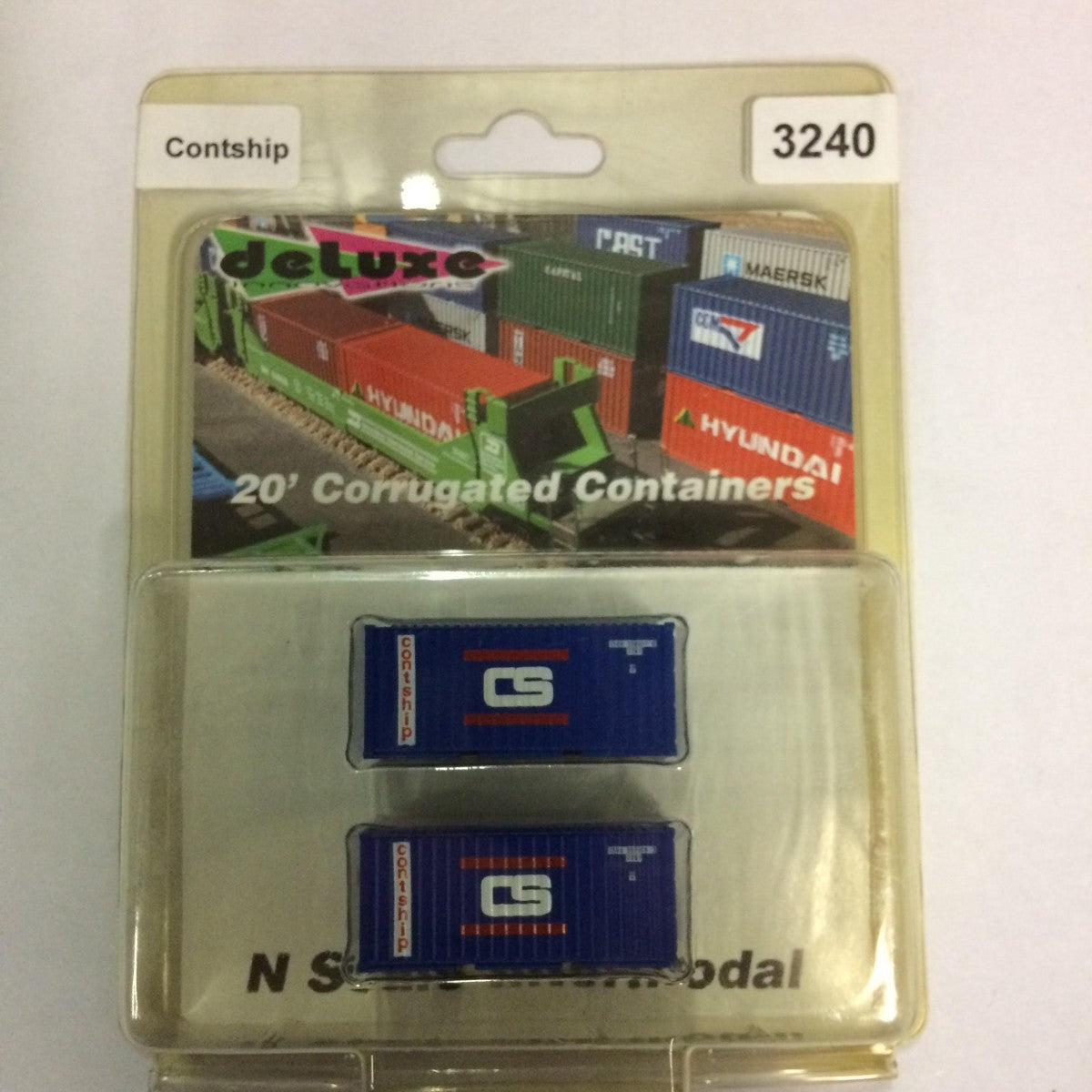 Deluxe Innovations 3240 N Scale Contship 20' Corrugated Containers