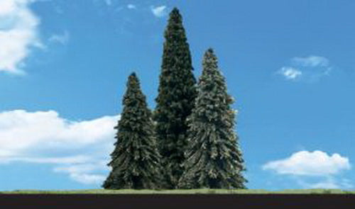 Woodland Scenics TR3568 3.5" - 5.5" Forever Green Trees (Pack of 4)