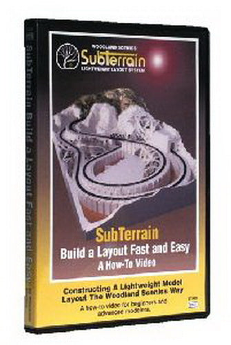 Woodland Scenics ST1400 SubTerrain: Build A Layout Fast and Easy - DVD
